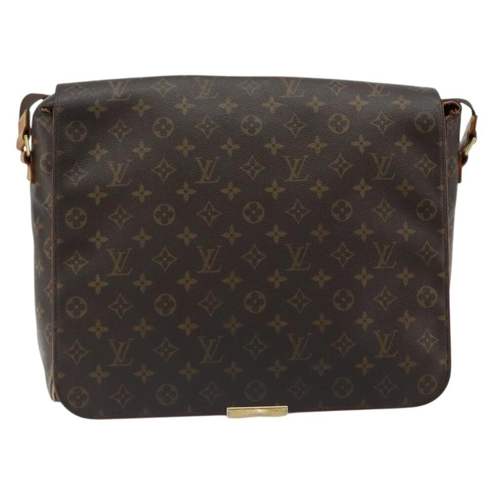 Louis Vuitton Monogram Abbesses Shoulder Bag Brown